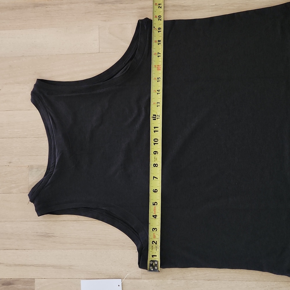 NWT Athletic Works Womens Buttercore Relaxed Performance Active Tank Top Black M - Picture 7 of 7